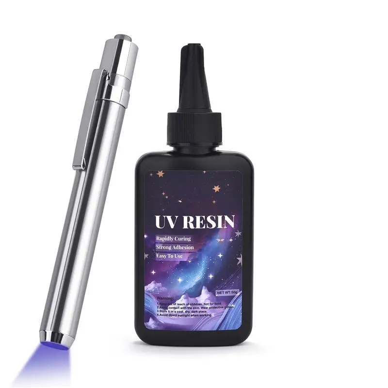 25/50/100/120/200/250g UV Reçine Tutkal Çabuk Kuruyan Kiti Süper Yapıştırma Cam Metal Seramik UV Tutkal Siyah Işık Epoksi Reçine Tutkal - AliExpress - Görsel 11