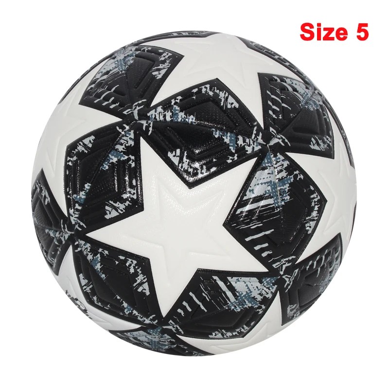 Standart Boyut 5 Boyut 4 Futbol Topu Profesyonel Açık Havada Spor Maç Topları Eğitim Dikişsiz Futbol Yüksek Kaliteli PU Malzeme - AliExpress - Görsel 7