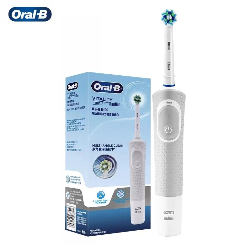 Oral B D100 Elektrikli Diş Fırçası 2D Canlılık Temizleme Diş Fırçası Su Geçirmez Elektronik Diş Fırçası Endüktif Şarj Zamanlayıcı Ile - AliExpress 6 - Görsel 7