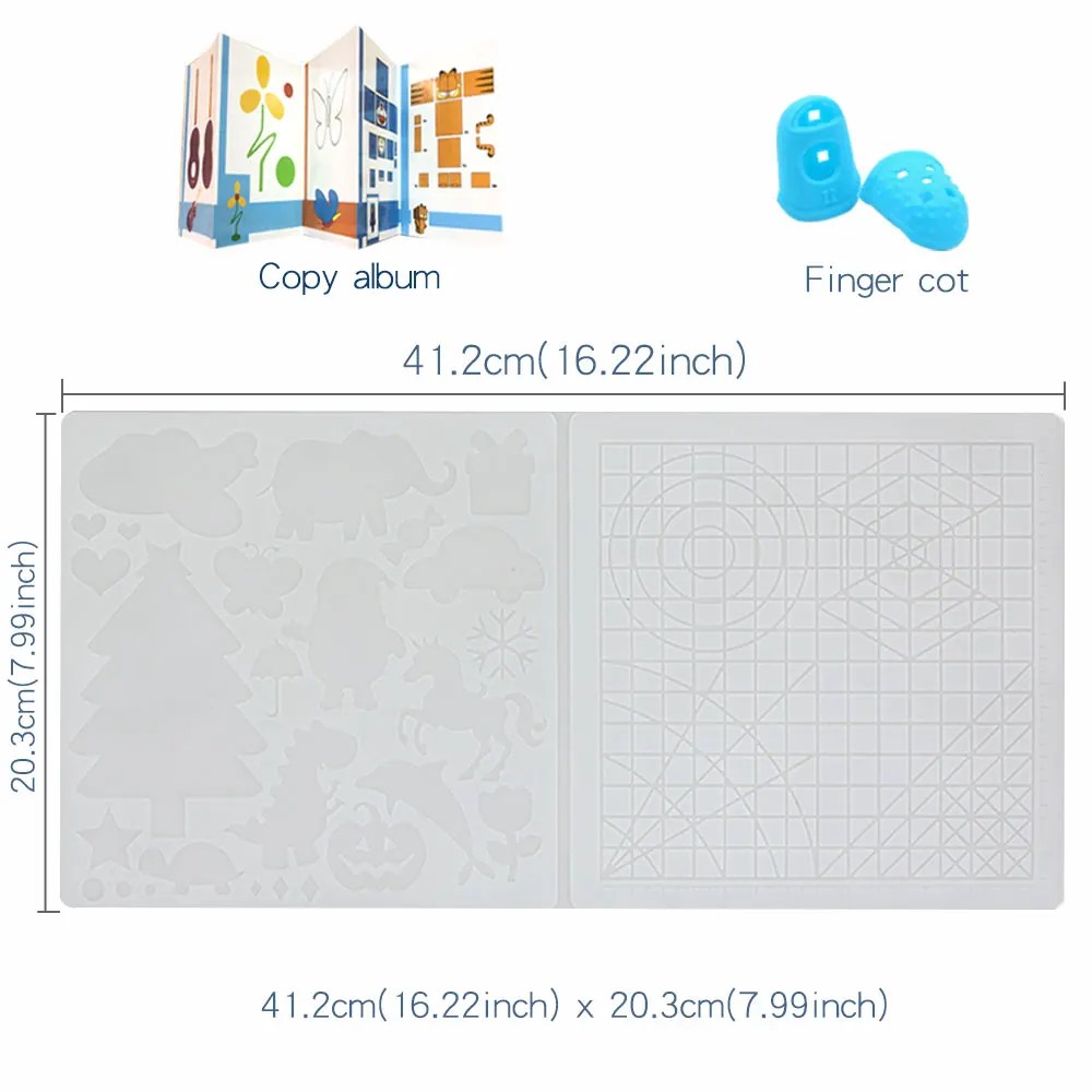 3D baskı kalem yumuşak silikon tasarım pedi ile temel şablon 2 silikon parmak kapaklar ile donatılmış mükemmel 3D kalem çizim aracı - AliExpress 7 - Görsel 10
