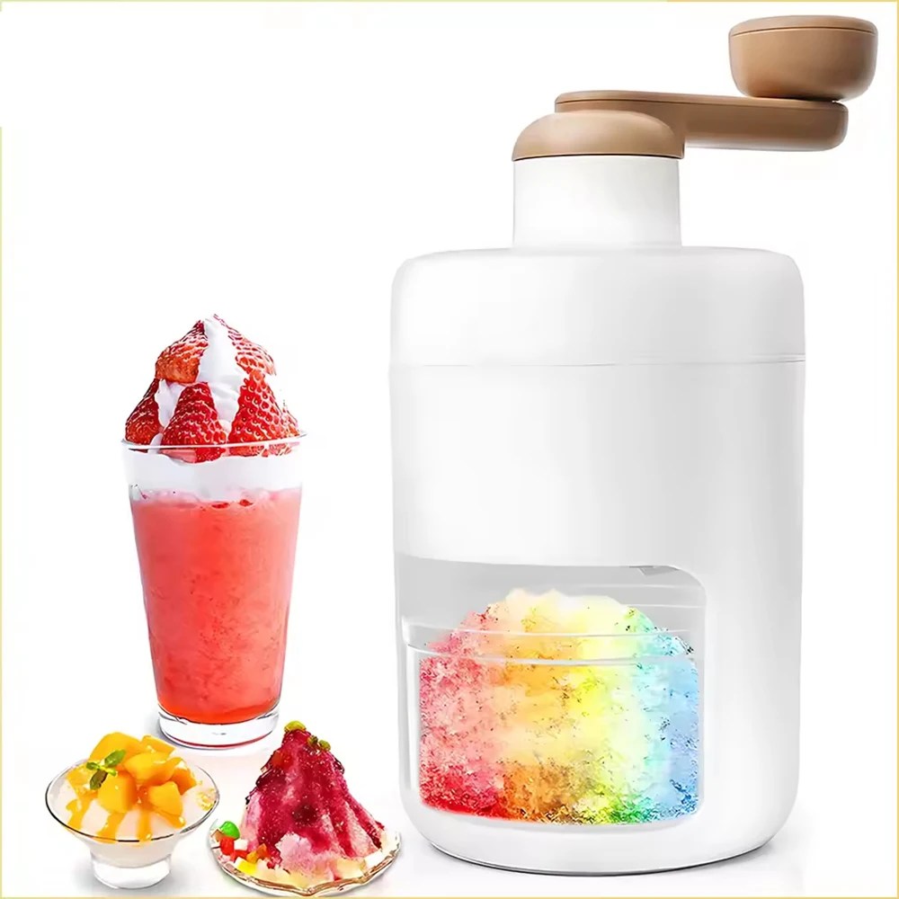 DIY ev elle çalıştırılan Traşlı buz milk shake yapma smoothie makinesi mutfak el buz kırıcı Mein mein buz Traşlı buz - AliExpress - Görsel 2