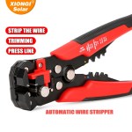 XIONGISOLAR Crimper Kablo Kesici Ayarlanabilir Otomatik Tel Striptizci Çok Fonksiyonlu Sıyırma Sıkma Pensesi Terminali El Aleti - AliExpress