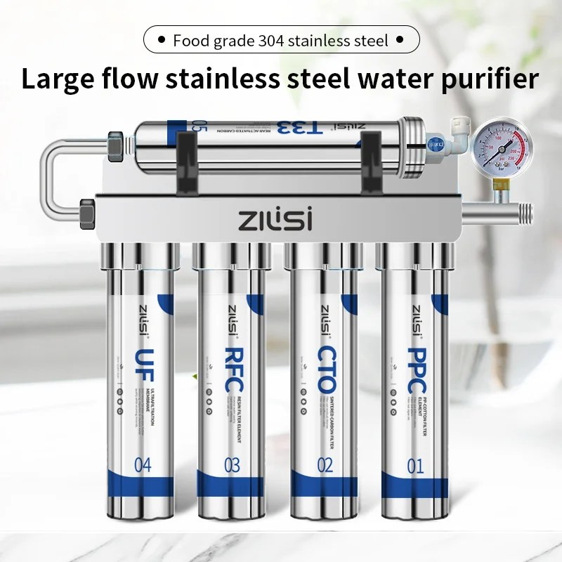5 aşamalı ultrafiltrasyon su arıtıcısı ev doğrudan içme suyu arıtıcısı su arıtıcısı TapWater filtre PH75 maden suyu korur - AliExpress 6 - Görsel 3