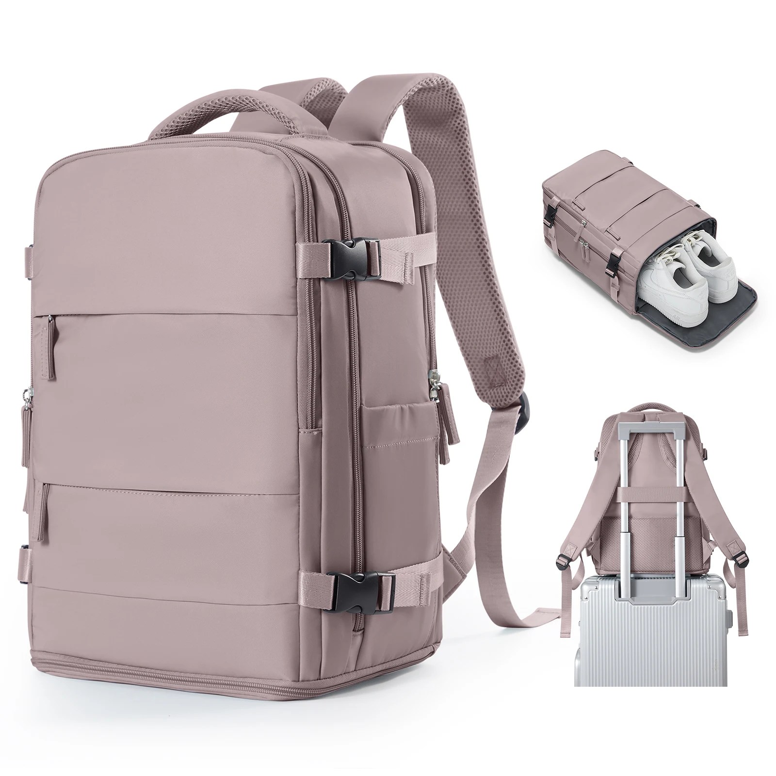 Kadın Erkek için Seyahat Sırt Çantası, El Bagajı 40x20x25 Ryanair Kabin Seyahat Çantası Koleji Sırt Çantası Su Geçirmez Laptop Çantası Çalışmak için - AliExpress 1524 - Görsel 8