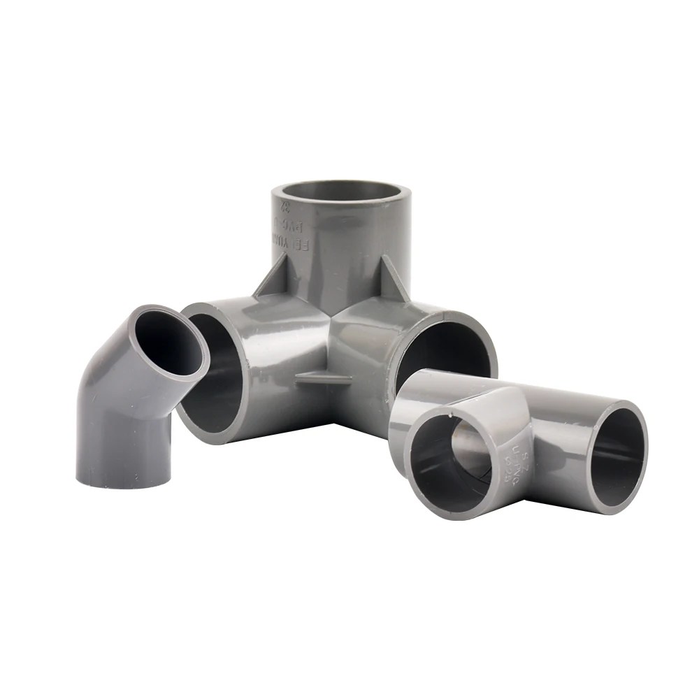 İç Çapı 20 25 32mm PVC boru konnektörü Düz Dirsek Tee Su Borusu Adaptörü Ev DIY Tüp 3 4 5 6 Yollu - AliExpress - Görsel 5