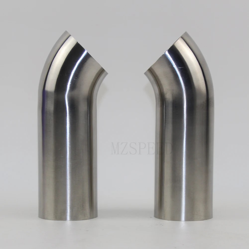 304 paslanmaz çelik boru bağlantı parçaları Sıhhi boru bağlantı parçaları 45 derece tek taraflı uzatma 50mm 100mm kaynaklı boru bağlantısı - AliExpress - Görsel 2