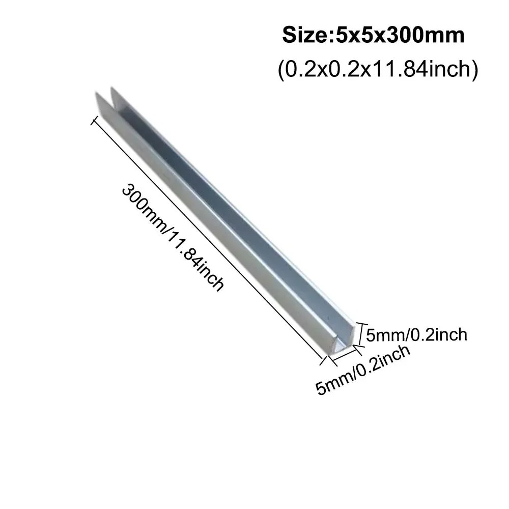 10 adet ~ 1 adet Uzunluk 100-400mm Alüminyum U Profil Kanal DIY Araba Modeli Robot Braketi LED Şerit Işık Kurulumları - AliExpress - Görsel 41