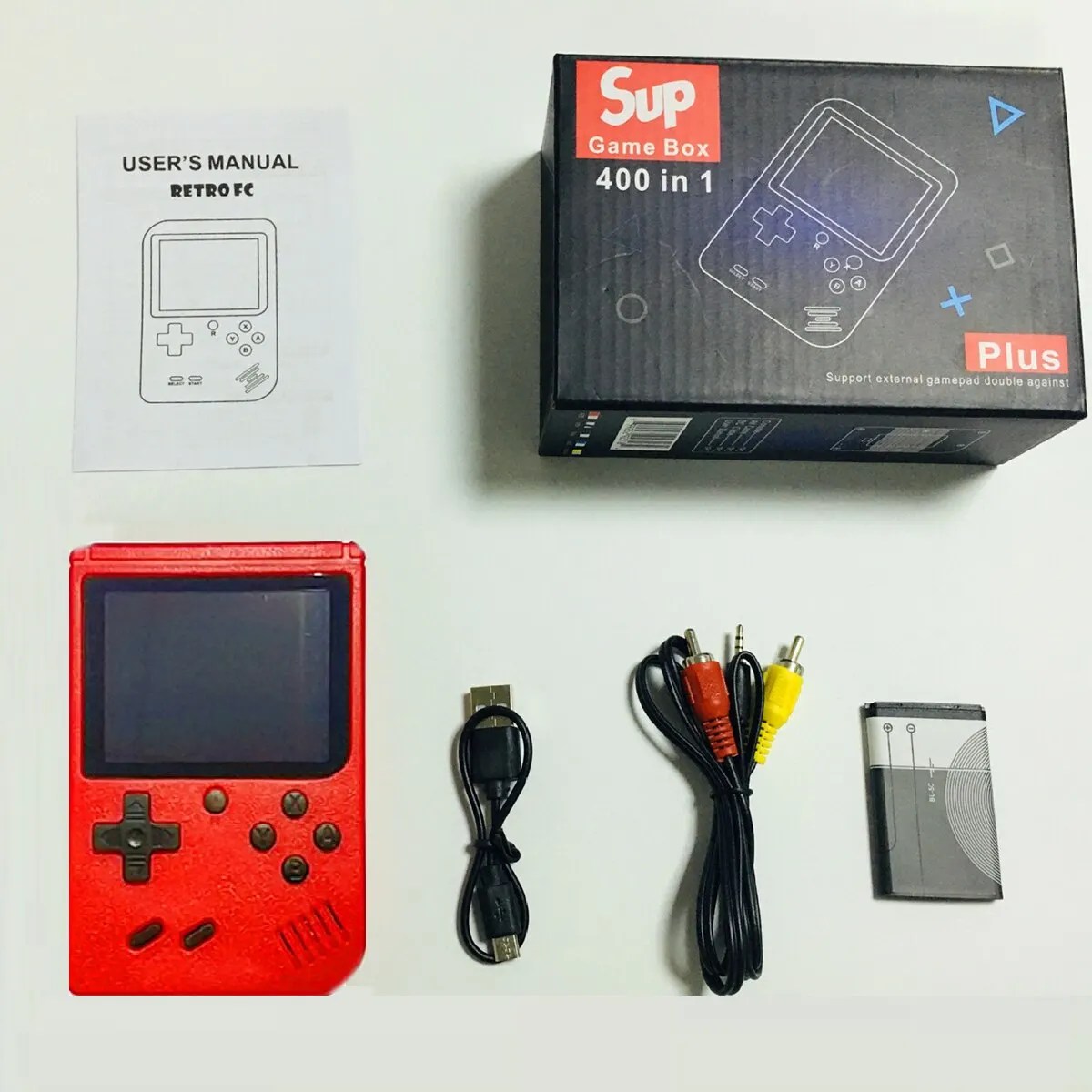 Bir kırmızı Retro klasik oyunlar çocuk el küçük oyun konsolu ile 400 oyun şarj TV bağlanabilir - AliExpress 26 - Görsel 11