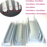3 adet U şeklinde alüminyum oluk profili, Çerçeve yivli alüminyum, oluk profili, Çerçeve yivli alüminyum, CNC işleme kesme - AliExpress