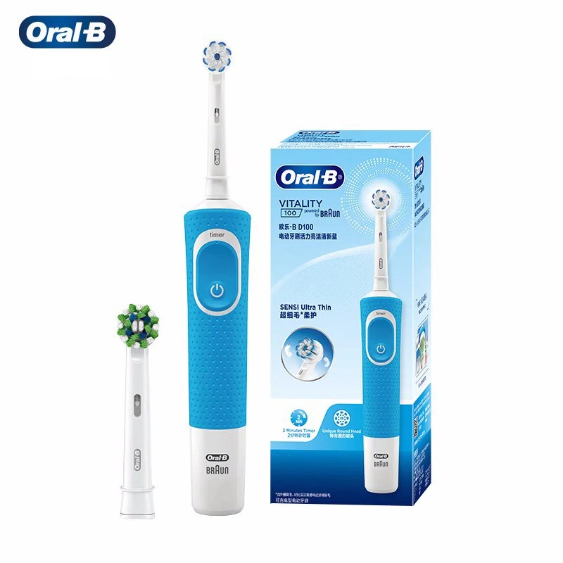 Oral B D100 Elektrikli Diş Fırçası 2D Canlılık Temizleme Diş Fırçası Su Geçirmez Elektronik Diş Fırçası Endüktif Şarj Zamanlayıcı Ile - AliExpress 6 - Görsel 10