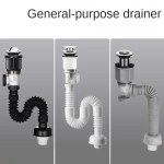 Mutfak Banyo Havzası Drenaj Borusu Banyo Esnek Evrensel Lavabo Lavabo Tahliye Hortumu Lavabo Havzası Drenaj Borusu - AliExpress