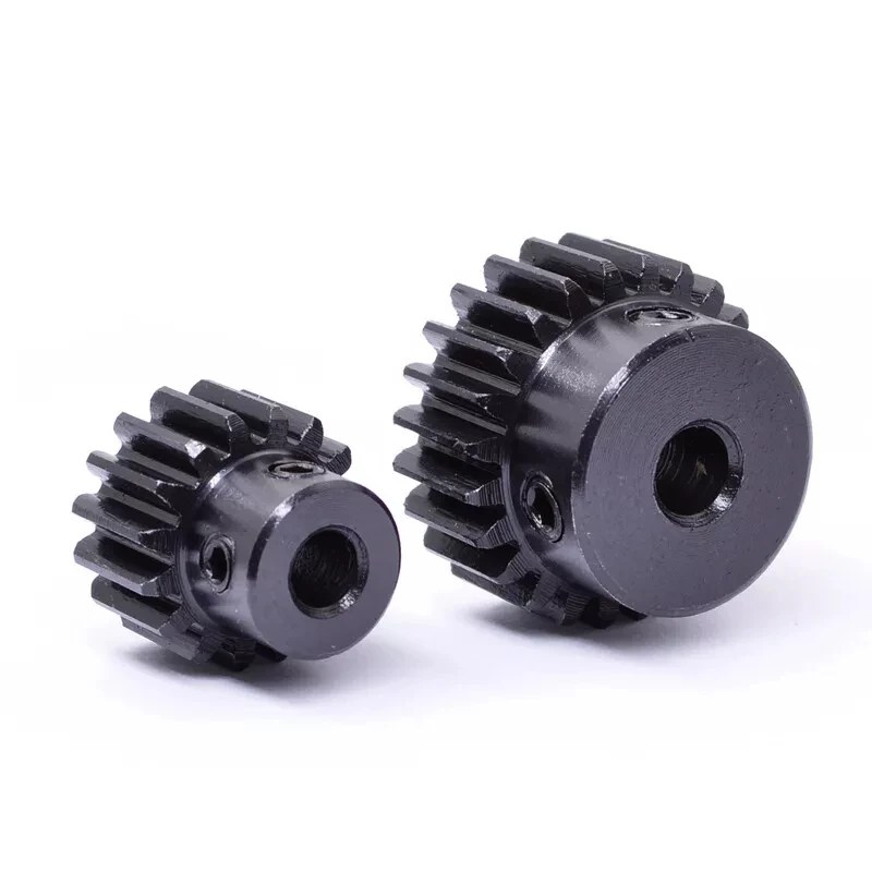 1 ADET Yüksek Hassasiyetli 1 Mod 15 Diş-35 Diş Düz Dişli 45 # Adım Delikli Çelik Pinyon Dişlisi 4/5/6/6.35/7/8/10/12/14/15mm Karartılmış - AliExpress - Görsel 5