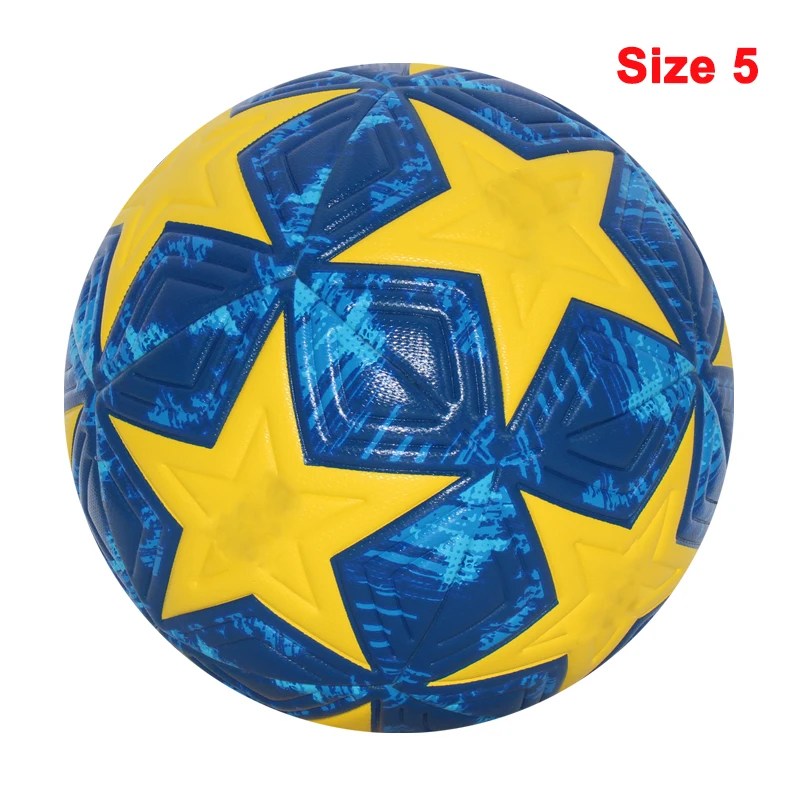 Standart Boyut 5 Boyut 4 Futbol Topu Profesyonel Açık Havada Spor Maç Topları Eğitim Dikişsiz Futbol Yüksek Kaliteli PU Malzeme - AliExpress - Görsel 13