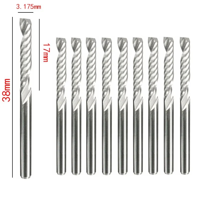 10'lu Shank Karbür Spiral Uçlu Freze Kesici CNC Freze Uçları CEL - AliExpress - Görsel 9