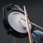 AROMA APD-20 elektronik dilsiz davul dayak kurulu elektronik davul Pad dahili pil metronom eğitim perküsyon müzik parçaları - AliExpress