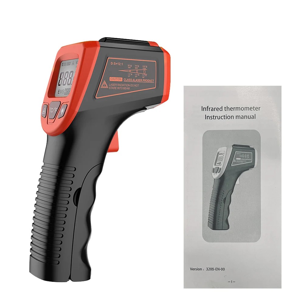 NonContact kızılötesi termometre LCD endüstriyel elektronik termometre dijital lazer sıcaklık ölçer Gun pirometre lazer noktası - AliExpress 15 - Görsel 7