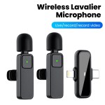 Canlı Yayın/YouTube/TikTok/Facebook için Mikrofon Kablosuz Yaka Mikrofonu iPhone/Android için Canlı Gürültü Azaltma Mikrofonu - AliExpress
