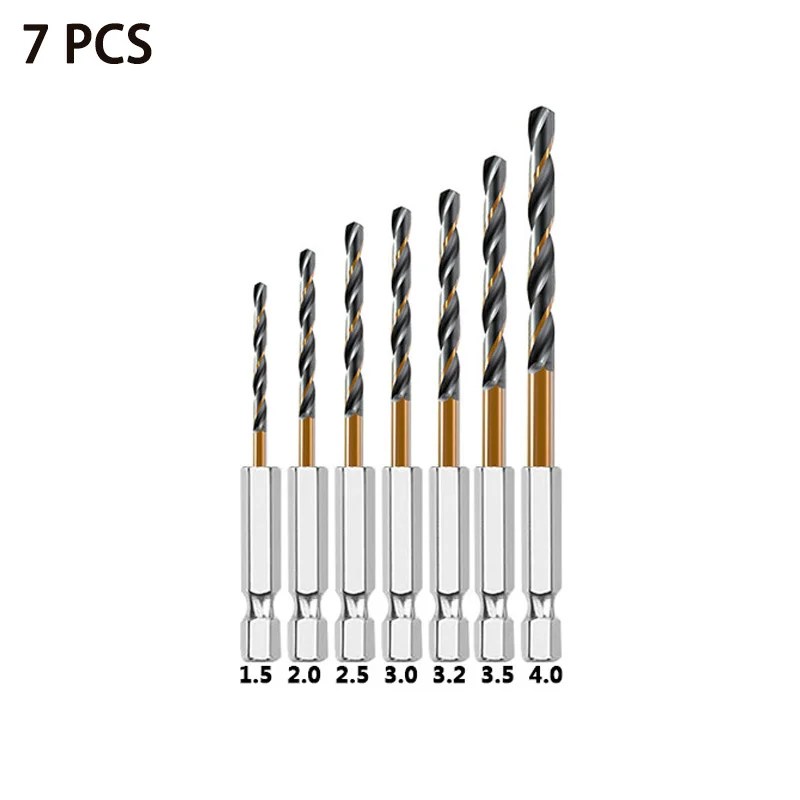 3/7/13 ADET Hex Shank Büküm Matkap Ucu Seti Ahşap Metal Delik Kesici Çekirdek Delme Aracı Kobalt Matkap Uçları 1.5 2 2.5 3 3.5 4 5 6mm HSS - AliExpress - Görsel 18