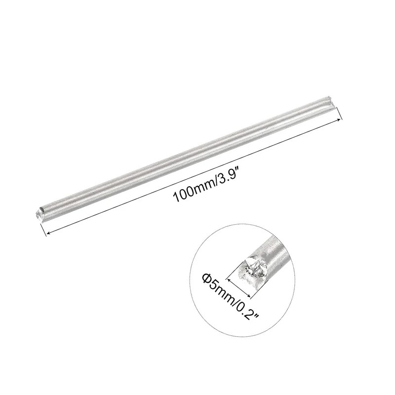 1-5 adet Titanyum Çubuk Uzunluğu 100mm-300mm Ti Bar Sınıf GR2 Çubuk Yuvarlak Çubuk, Çap 2mm-19mm - AliExpress