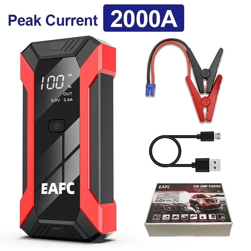 2000A Taşınabilir Çok Fonksiyonlu Acil Güçlendirici Araba Acil Mobil Güç pil şarj cihazı 12 V Araba Takviyeli Marş Benzinli Dizel - AliExpress 34 - Görsel 9
