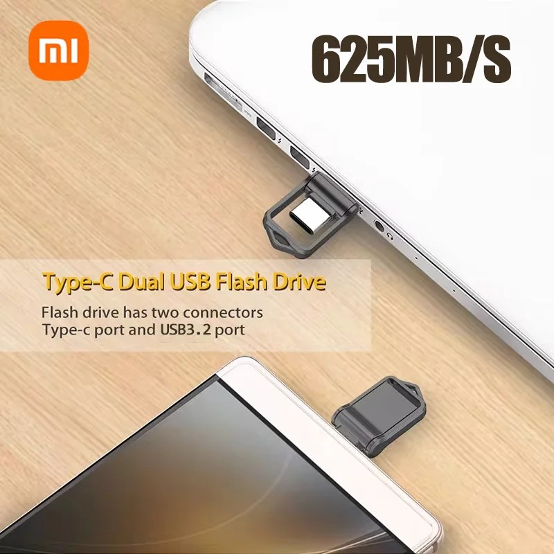 Xiaomi 2TB Metal USB Flash sürücüler USB 3.1 yüksek hızlı cep telefonu bilgisayar karşılıklı iletim taşınabilir tip-c arayüzü U Disk - AliExpress 34 - Görsel 2