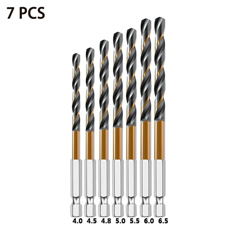 3/7/13 ADET Hex Shank Büküm Matkap Ucu Seti Ahşap Metal Delik Kesici Çekirdek Delme Aracı Kobalt Matkap Uçları 1.5 2 2.5 3 3.5 4 5 6mm HSS - AliExpress - Görsel 17