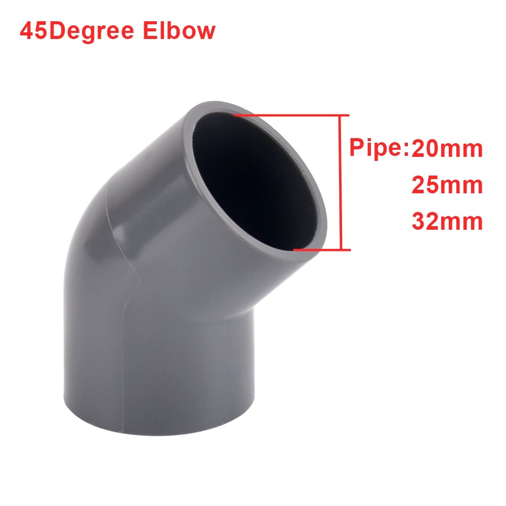 İç Çapı 20 25 32mm PVC boru konnektörü Düz Dirsek Tee Su Borusu Adaptörü Ev DIY Tüp 3 4 5 6 Yollu - AliExpress - Görsel 17
