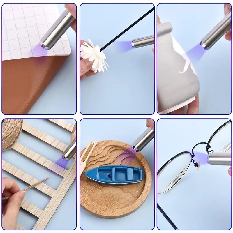 25/50/100/120/200/250g UV Reçine Tutkal Çabuk Kuruyan Kiti Süper Yapıştırma Cam Metal Seramik UV Tutkal Siyah Işık Epoksi Reçine Tutkal - AliExpress - Görsel 4