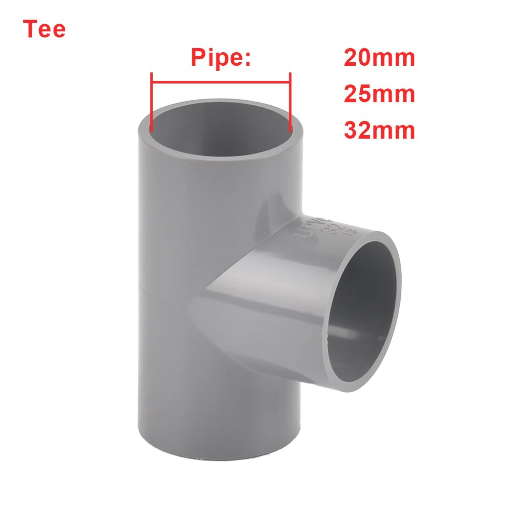 İç Çapı 20 25 32mm PVC boru konnektörü Düz Dirsek Tee Su Borusu Adaptörü Ev DIY Tüp 3 4 5 6 Yollu - AliExpress - Görsel 26