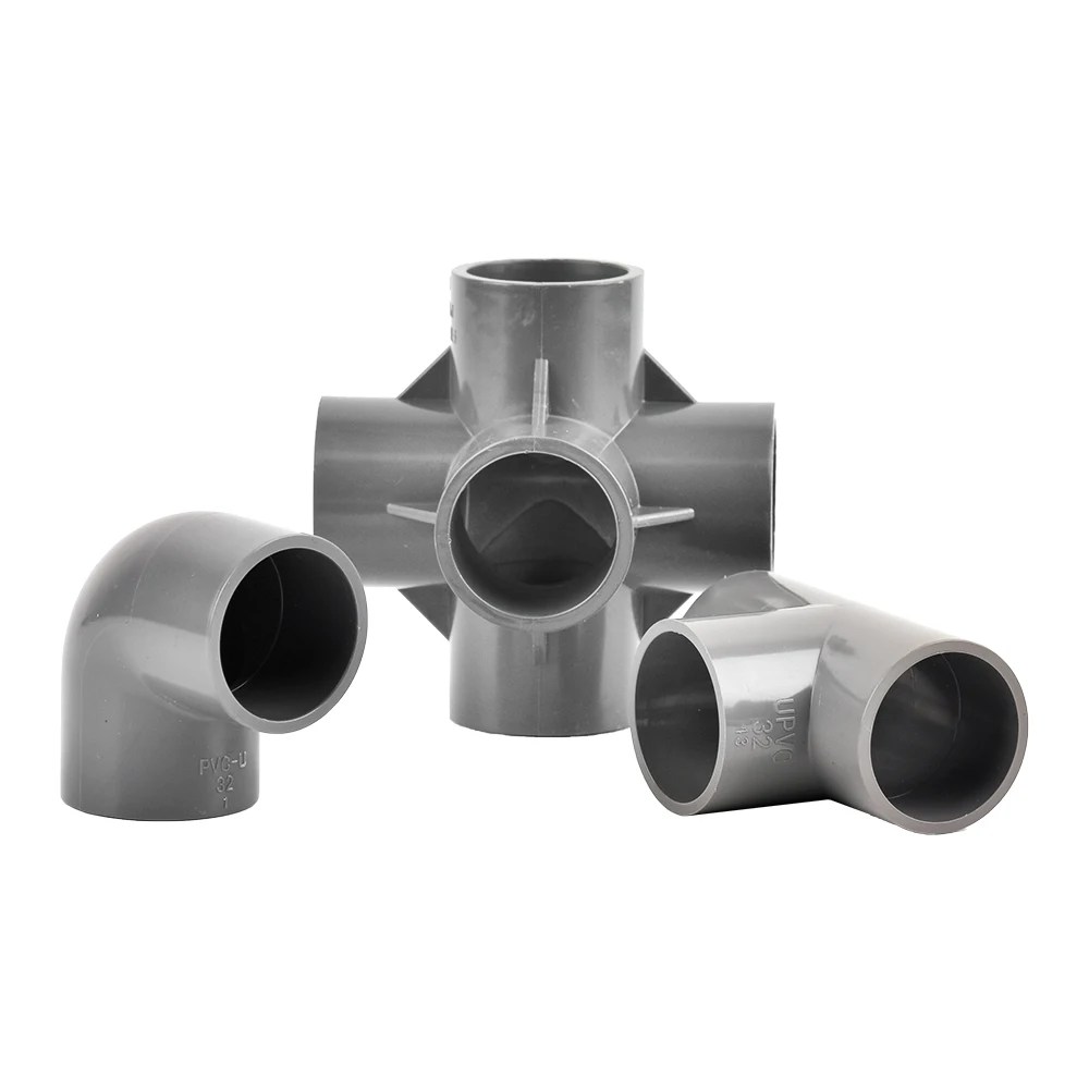 İç Çapı 20 25 32mm PVC boru konnektörü Düz Dirsek Tee Su Borusu Adaptörü Ev DIY Tüp 3 4 5 6 Yollu - AliExpress - Görsel 6
