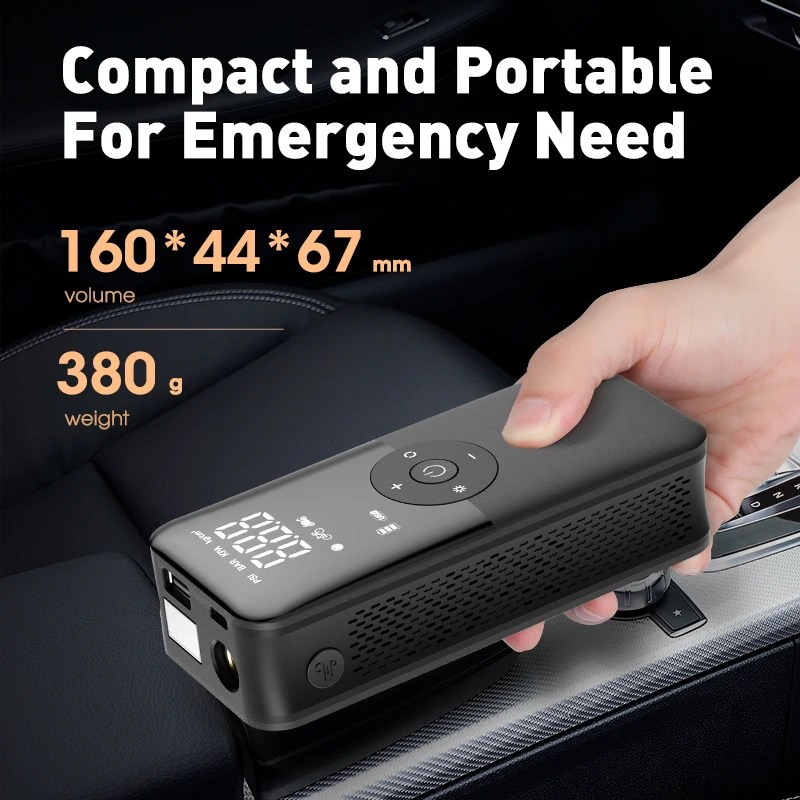 CARSUN şarj edilebilir hava pompası lastik şişirme taşınabilir kompresör dijital akülü araba lastik şişirme motosiklet bisiklet topları için - AliExpress 201355758 - Görsel 5
