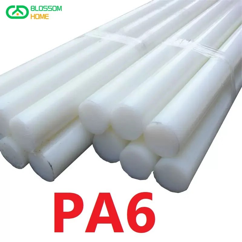 Beyaz Poliamid Çubuk PA6 Saf Naylon Çubuklar Aşınmaya Dayanıklı Çubuk Çapı 4mm ~ 50mm Bar İşleme Uzunluğu 25cm / 50cm - AliExpress - Görsel 1