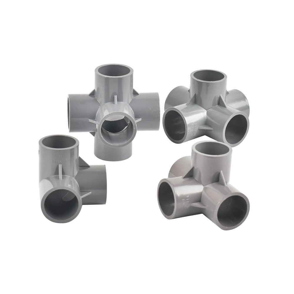 İç Çapı 20 25 32mm PVC boru konnektörü Düz Dirsek Tee Su Borusu Adaptörü Ev DIY Tüp 3 4 5 6 Yollu - AliExpress - Görsel 3