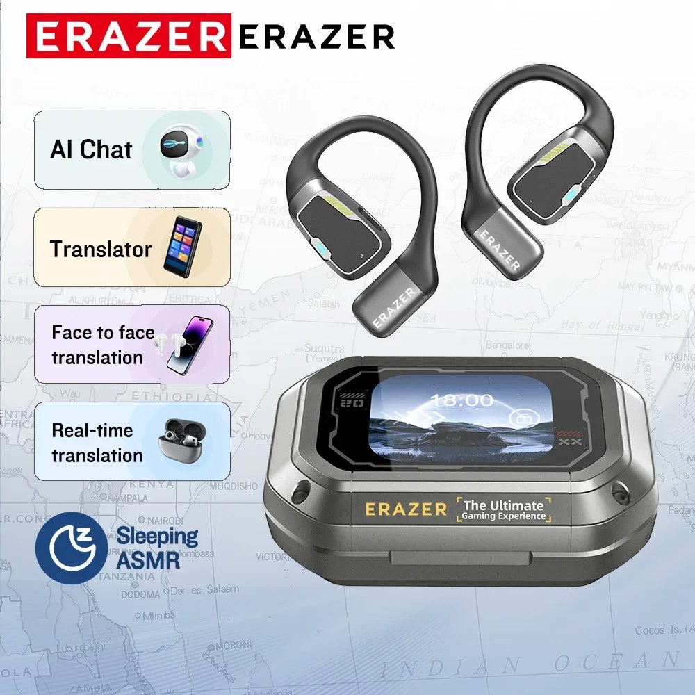[AI Kulaklık] Tercüman Erazer XP6 Bluetooth Kulaklık Uyku ASMR Kulaklık DIY Ekolayzır APP AI kablosuz kulaklıklar Ofis Seyahat - AliExpress 44 - Görsel 1