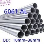 10mm ~ 38mm Dia 6061 alüminyum boru boru içi boş alüminyum boru Boru duvar kalınlığı 1mm - AliExpress