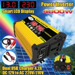 Taşınabilir invertör araba güç çeviriciler AC110 Volt için AC110/220Volt transformatörü 4000W modifiye SineWave invertör USB otomatik İnvertörler - AliExpress 34