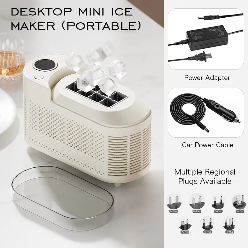 Buz Yapıcı Makinesi Mini Ev/Araba Elektrikli Buz Yapıcı Otomatik Akıllı Hızlı - AliExpress - Görsel 12