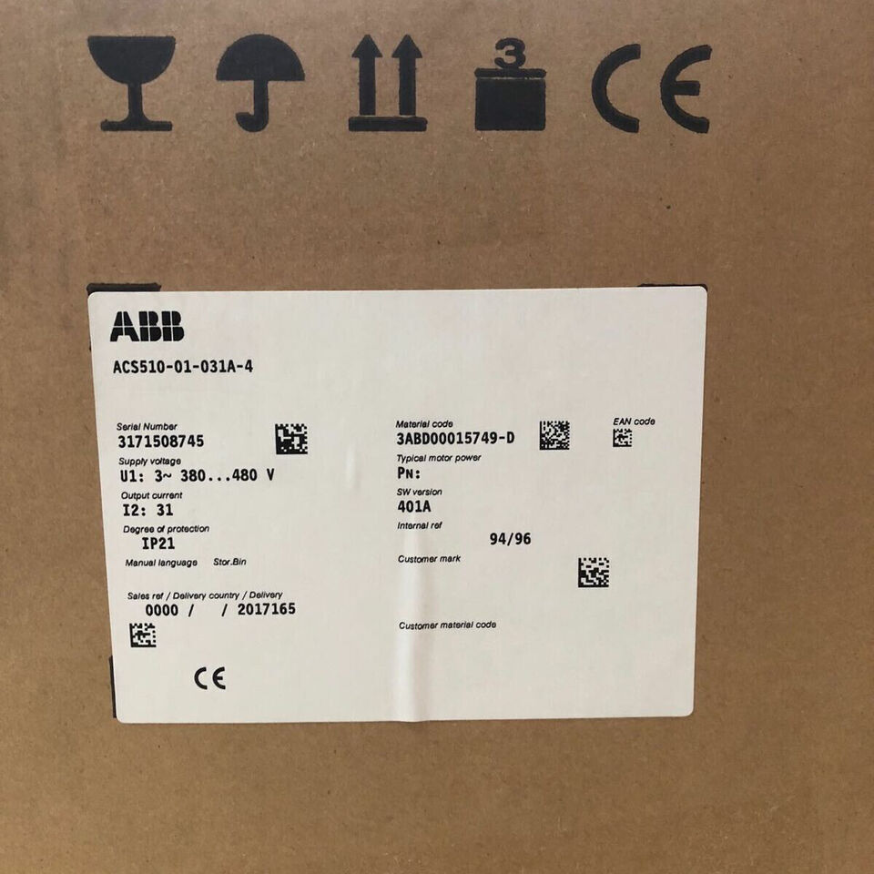 new in box - ABB 1PCS  ACS510-01-031A-4  Frequency Converter ACS510-01-031A-4 - Görsel 1