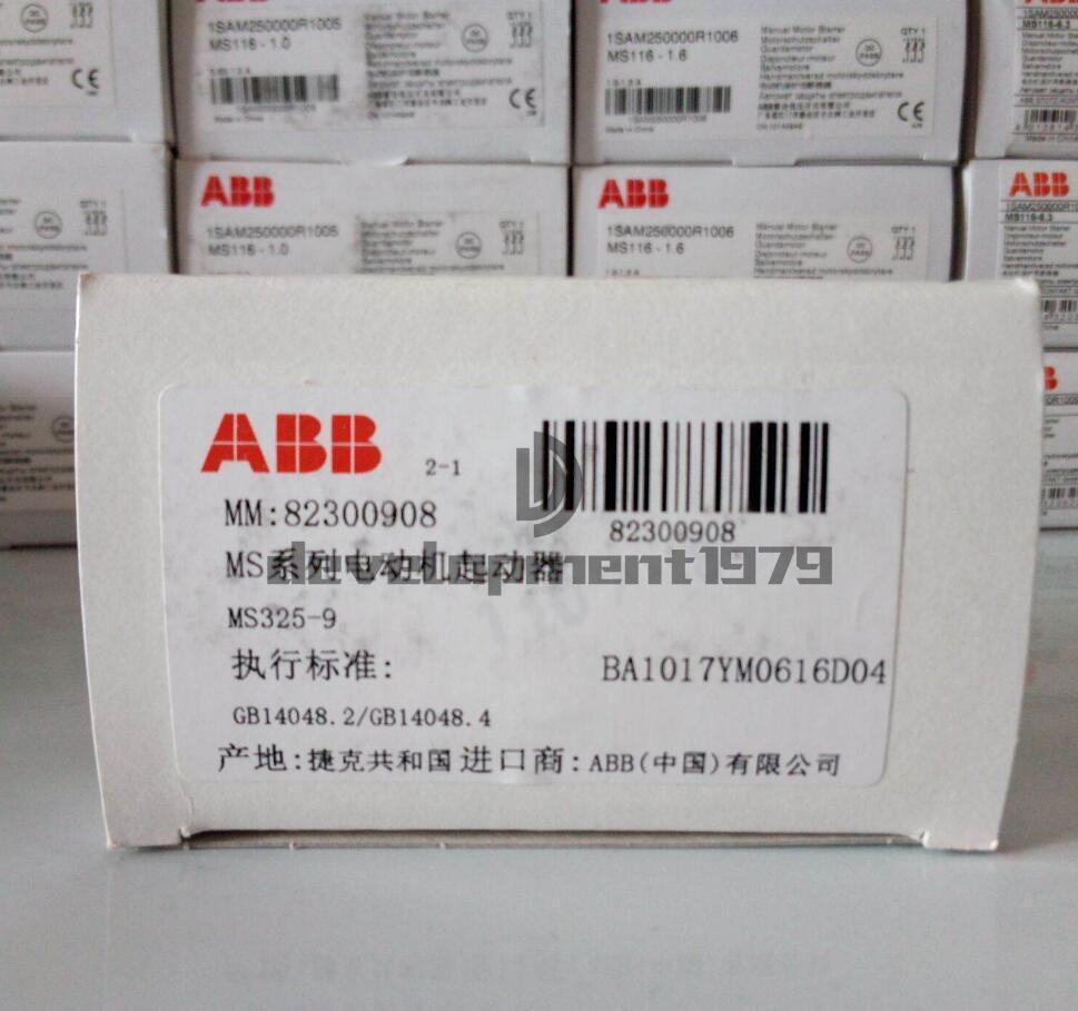 1PC ABB Motor Circuit Breaker MS325-9 6.3-9A New - Görsel 5