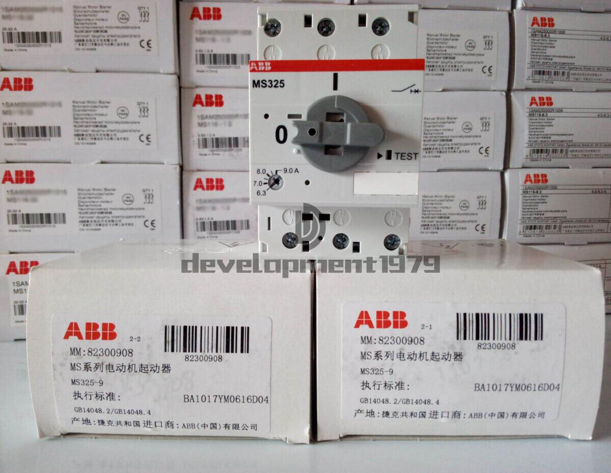 1PC ABB Motor Circuit Breaker MS325-9 6.3-9A New - Görsel 1