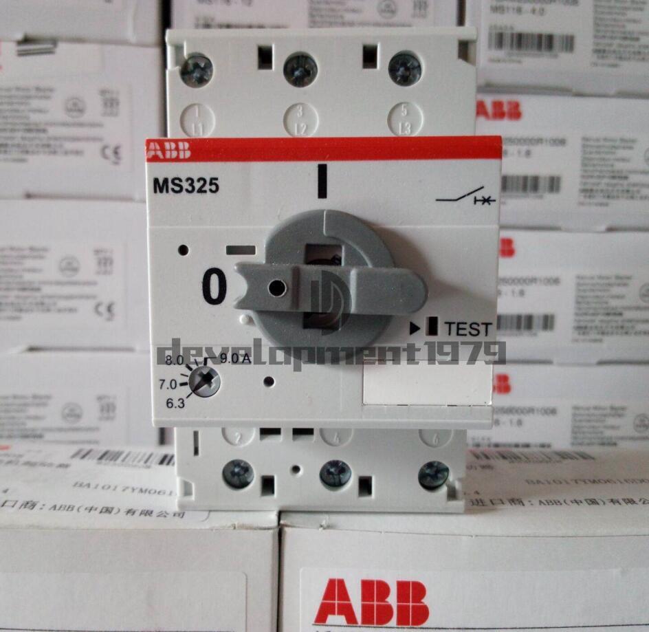 1PC ABB Motor Circuit Breaker MS325-9 6.3-9A New - Görsel 6