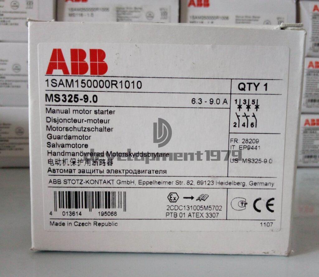 1PC ABB Motor Circuit Breaker MS325-9 6.3-9A New - Görsel 7