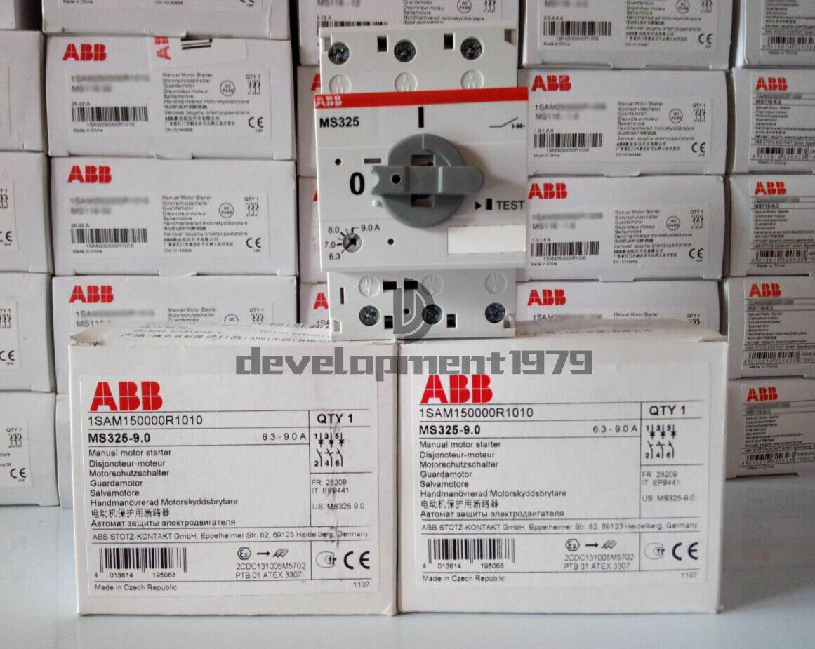 1PC ABB Motor Circuit Breaker MS325-9 6.3-9A New - Görsel 8