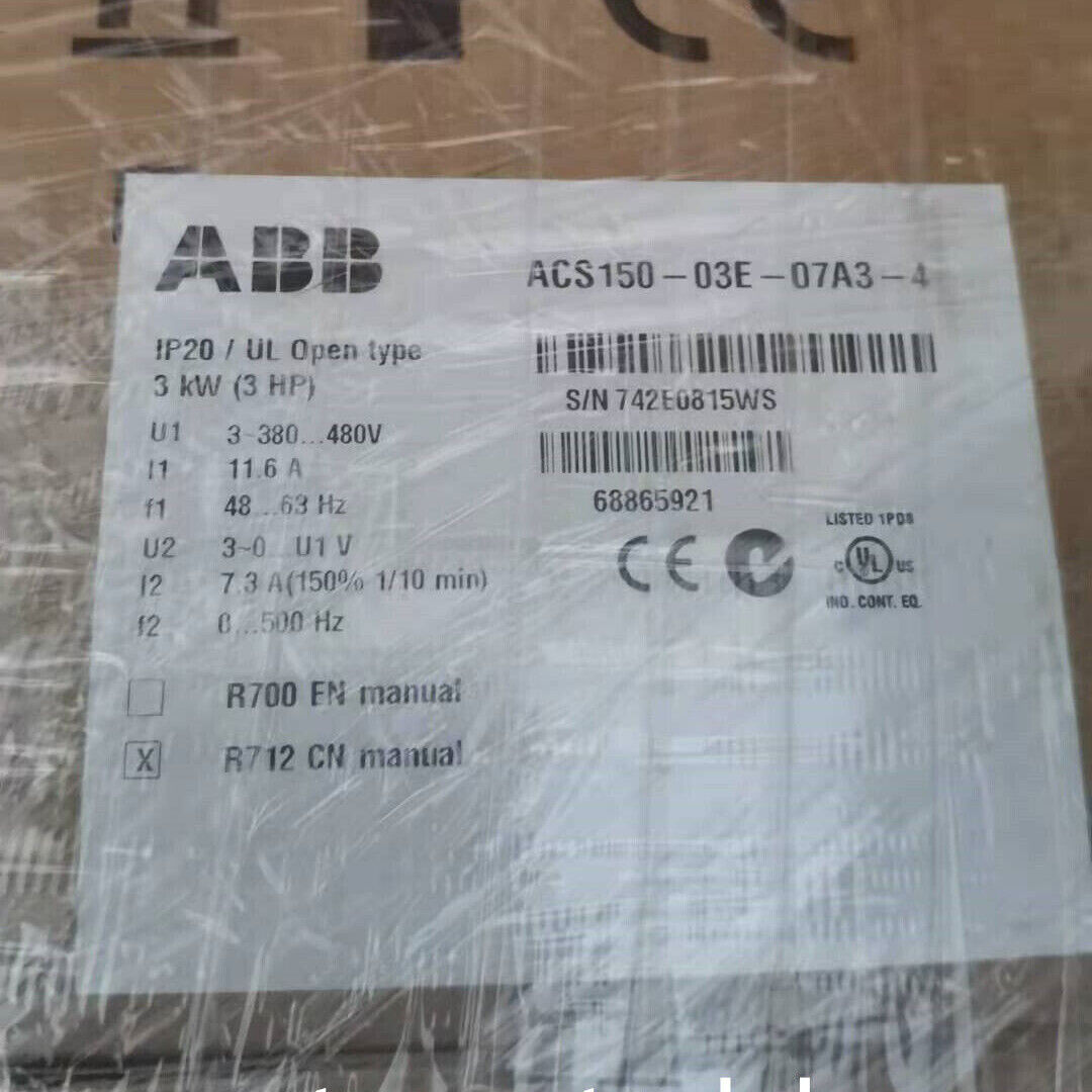 ACS150-03E-07A3-4 ABB Inverter Brand New ACS150-03E-07A3-4 Fast Shipping 1pcs - Görsel 8