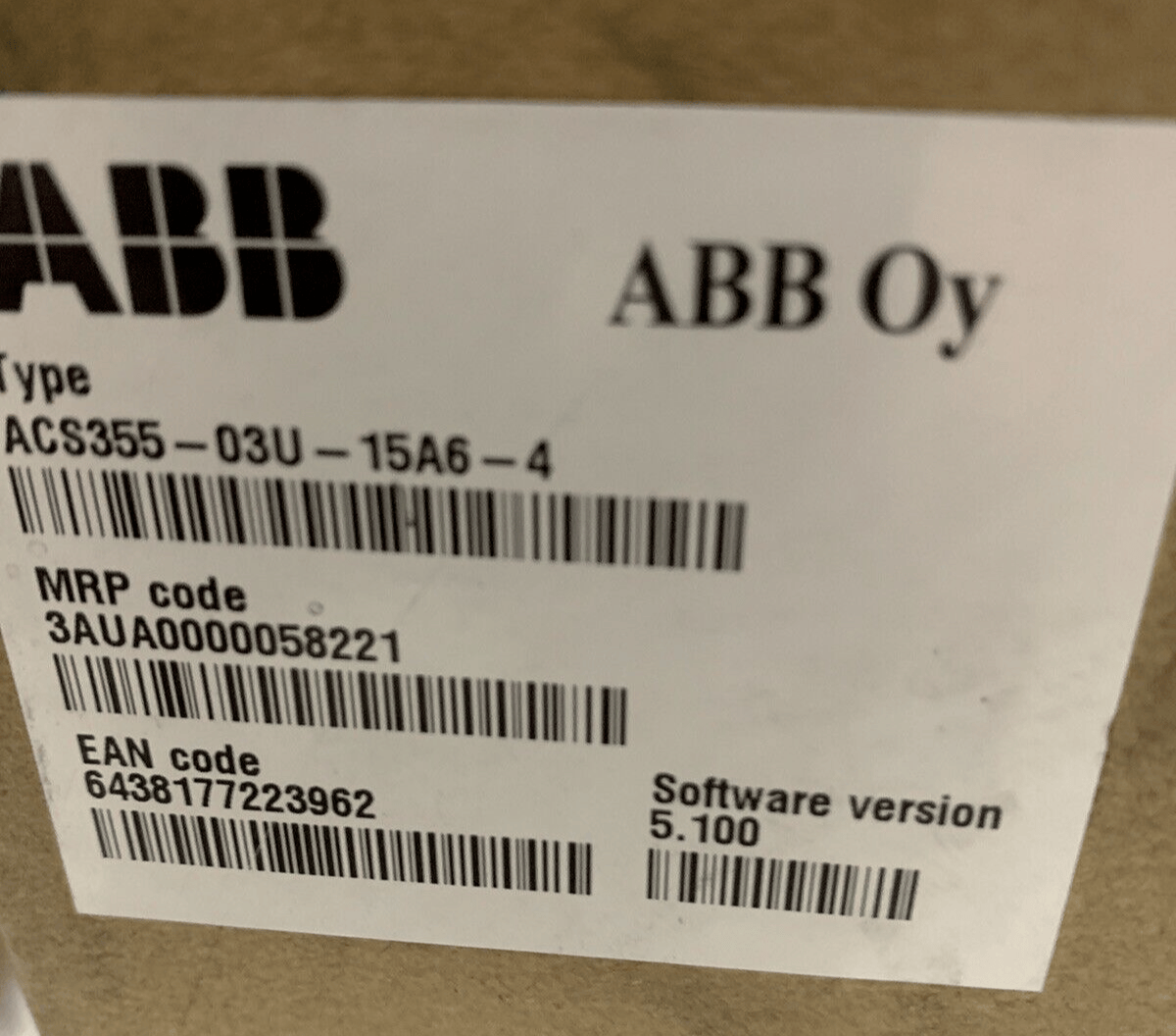 ABB ACS355-03U-15A6-4 DRIVE ACS35503U15A64 NEW IN BOX - Görsel 13