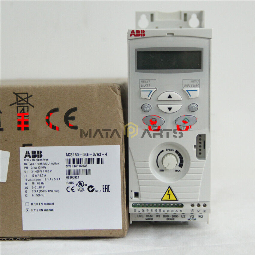 ONE NEW ABB Inverter ACS150-03E-07A3-4 3KW - Görsel 5