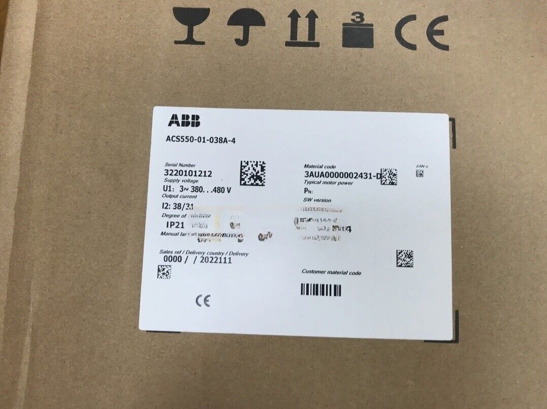 One New ABB ACS550-01-038A-4 Inverter ACS55001038A4 Expedited Shipping  /