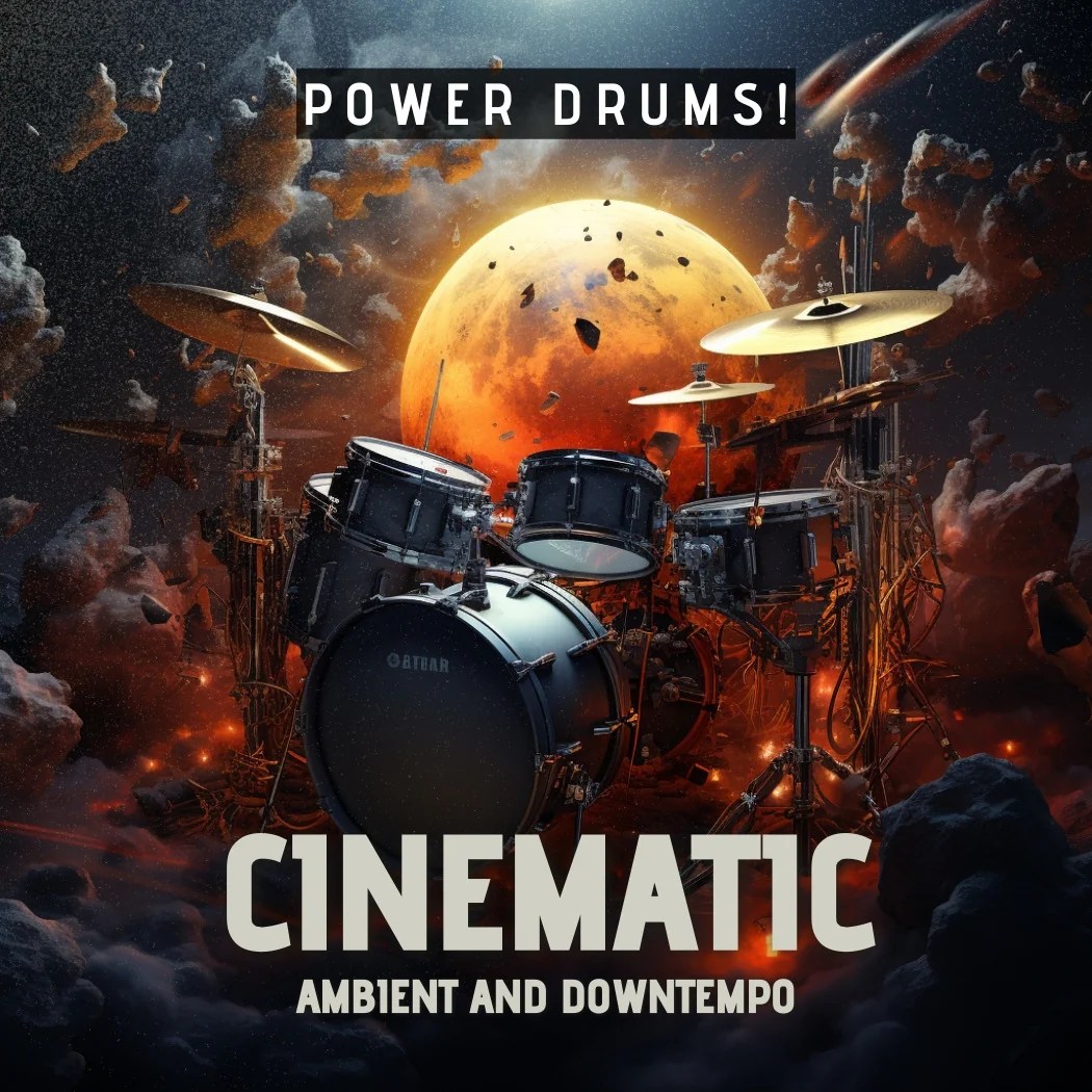 Cinematic Chillout Ambient Power Drum Loops 7020 Wav Files Samples