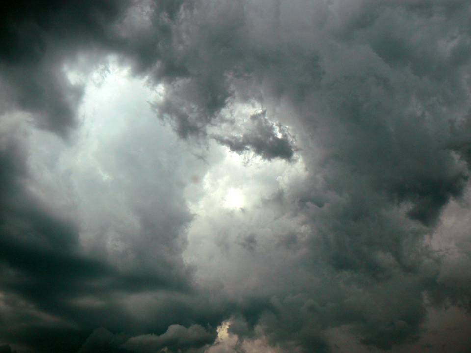 Dramatic Clouds over the Fields