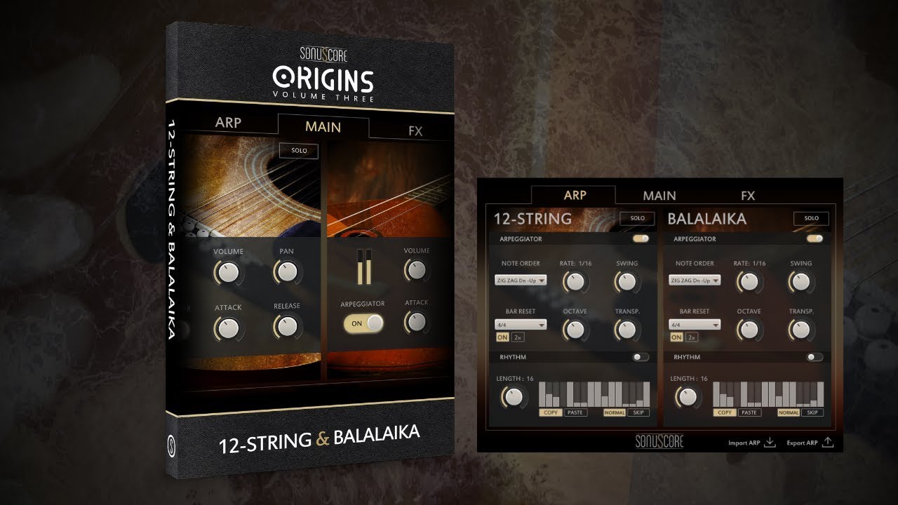 Sonuscore – Origins Vol.3 12-String & Balalaika (KONTAKT)